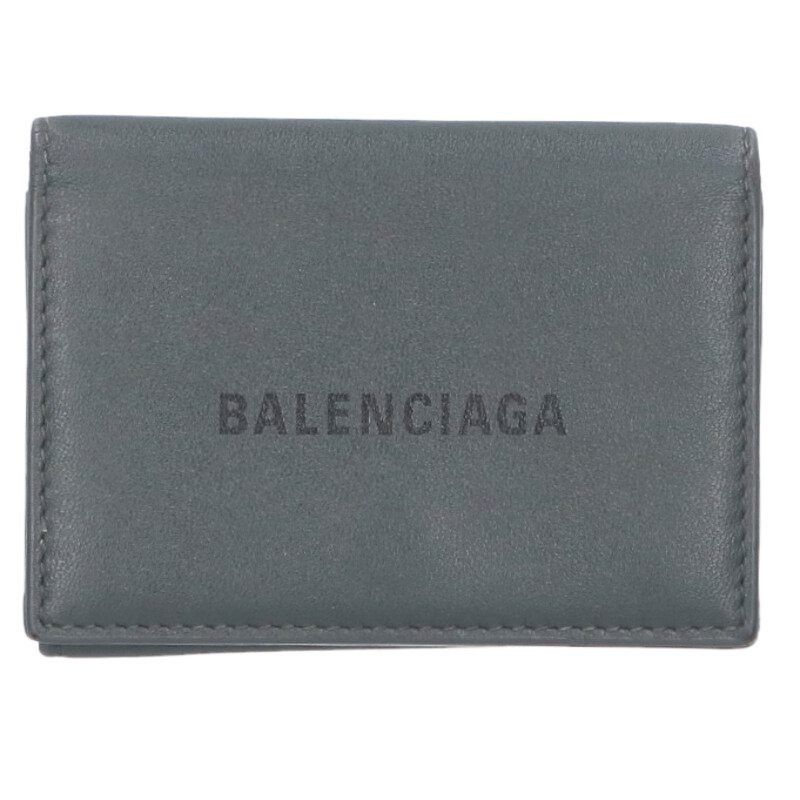 Balenciaga Balenciaga Compact Wallet Wallet Gray Size ONE SIZE - 1 Thumbnail
