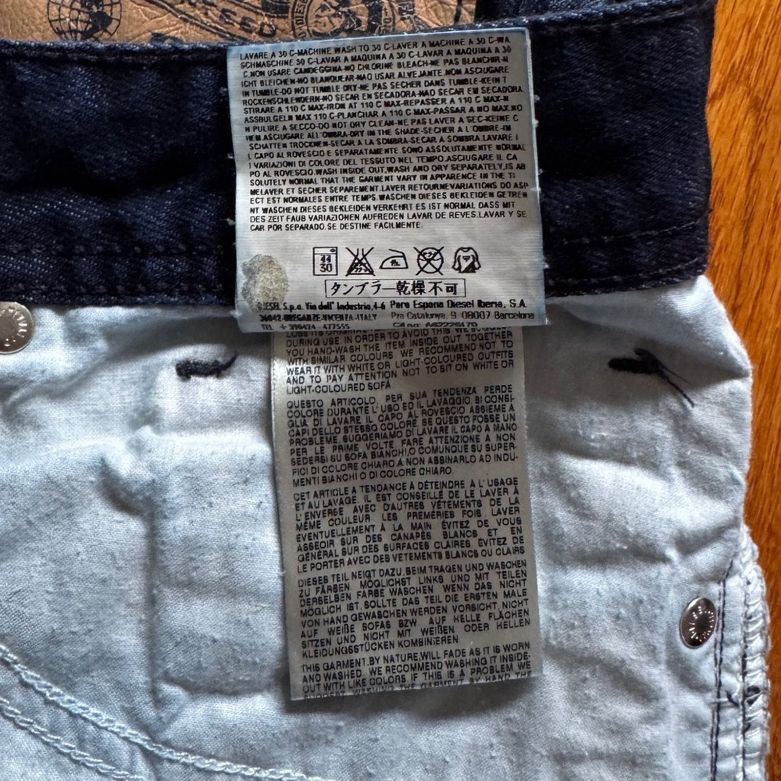 Diesel Diesel Viker Regular Straight 100% cotton Jeans 30x32 Size US 30 / EU 46 - 9 Thumbnail