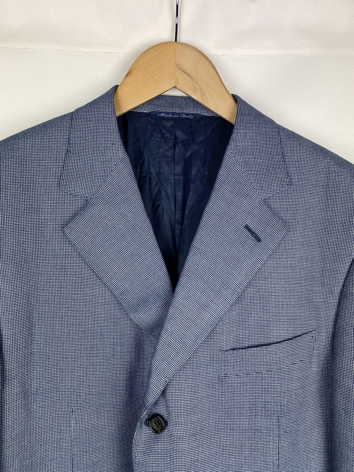 Canali Canali men’s bamboo blazer jacket sport coat size US 42 Size 42R - 6 Thumbnail