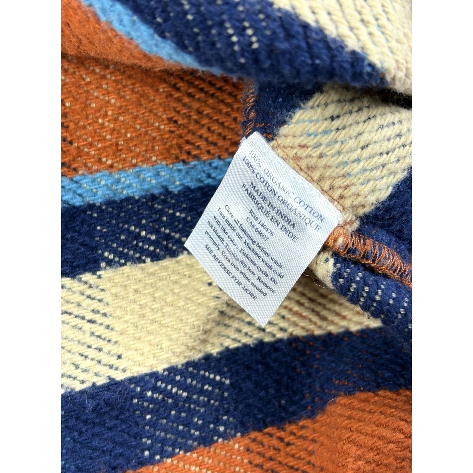 Faherty Faherty Shacket Shirt Womens XS Plaid Cropped Flannel Button-Up Multicolor Long Sleeve Size XS / US 0-2 / IT 36-38 - 4 Thumbnail