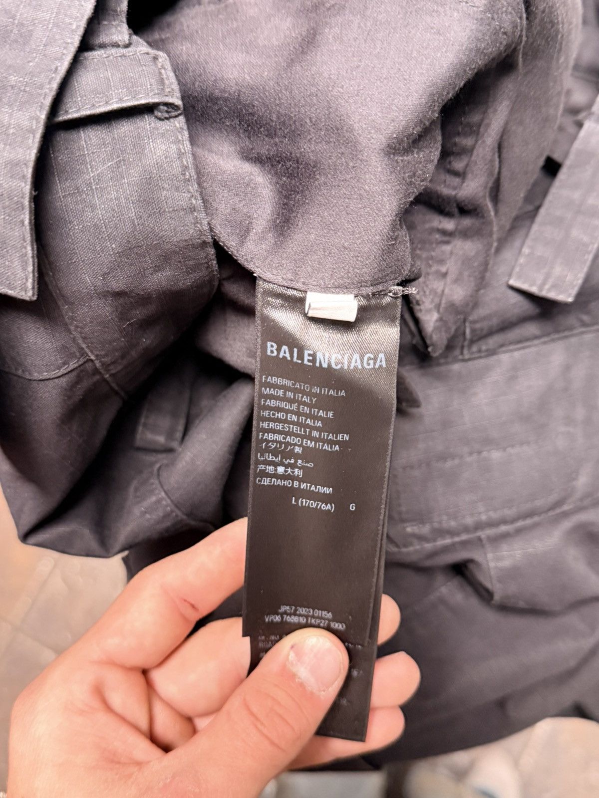 Balenciaga Balenciaga cargo Flared Pants Size US 34 / EU 50 - 6 Thumbnail