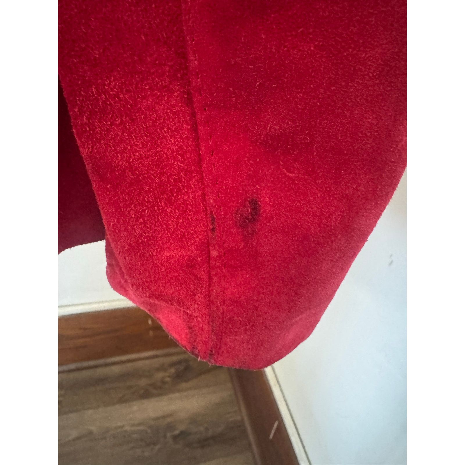 Other Vintage Split End Ltd Red Suede Blazer Jacket Size 14 Size XL / US 12-14 / IT 48-50 - 5 Thumbnail