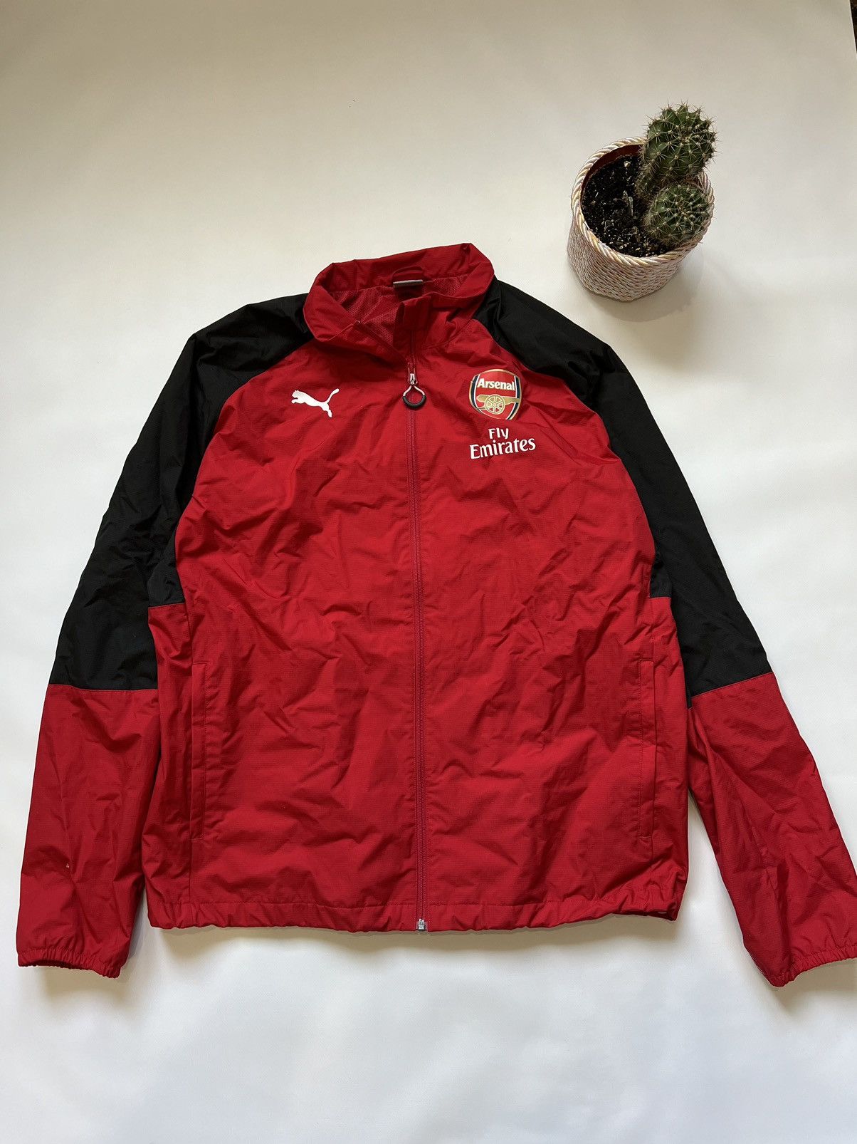 Puma Vintage Puma Soccer Jacket Arsenal Fly Emirates Size US XL / EU 56 / 4 - 1 Thumbnail