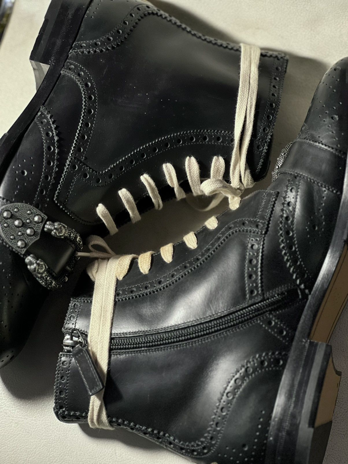 Gucci Gucci Queercore Brogue Boots Size US 7 / EU 40 - 3 Thumbnail