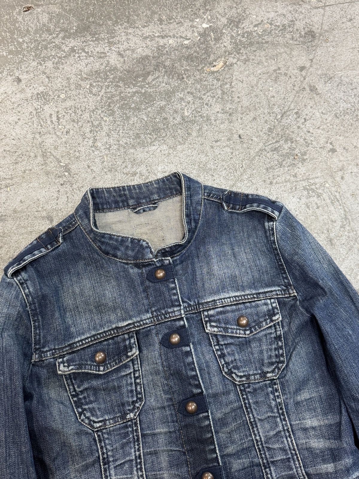 Vintage Vintage Avant Garde Opium y2k Napoleon Leather Jacket Size M / US 6-8 / IT 42-44 - 5 Thumbnail