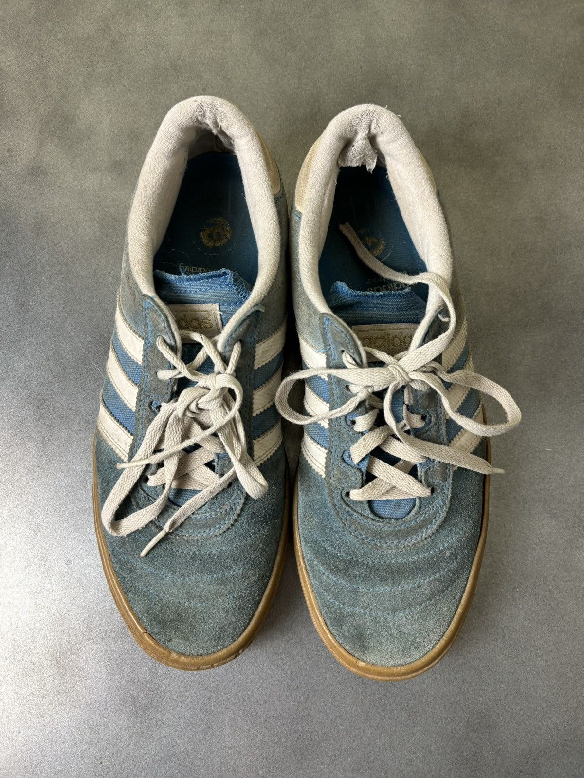 Adidas × Vintage Adidas Skateboarding Busenitz Vulc Bluebird Gum Sole Suede Size US 10.5 / EU 43-44 - 4 Thumbnail