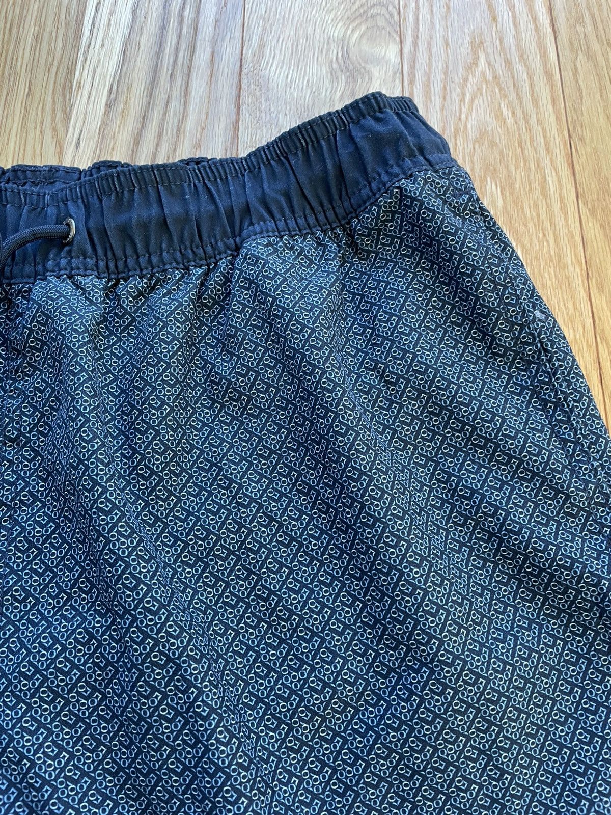 Nautica Nautica Abstract Navy Blue Swim Shorts Trunks Medium Size US 32 / EU 48 - 4 Thumbnail