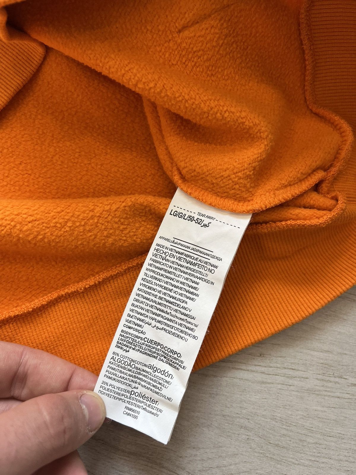 Under Armour Under Armour hoodie orange sportswear big logo Size US L / EU 52-54 / 3 - 8 Thumbnail