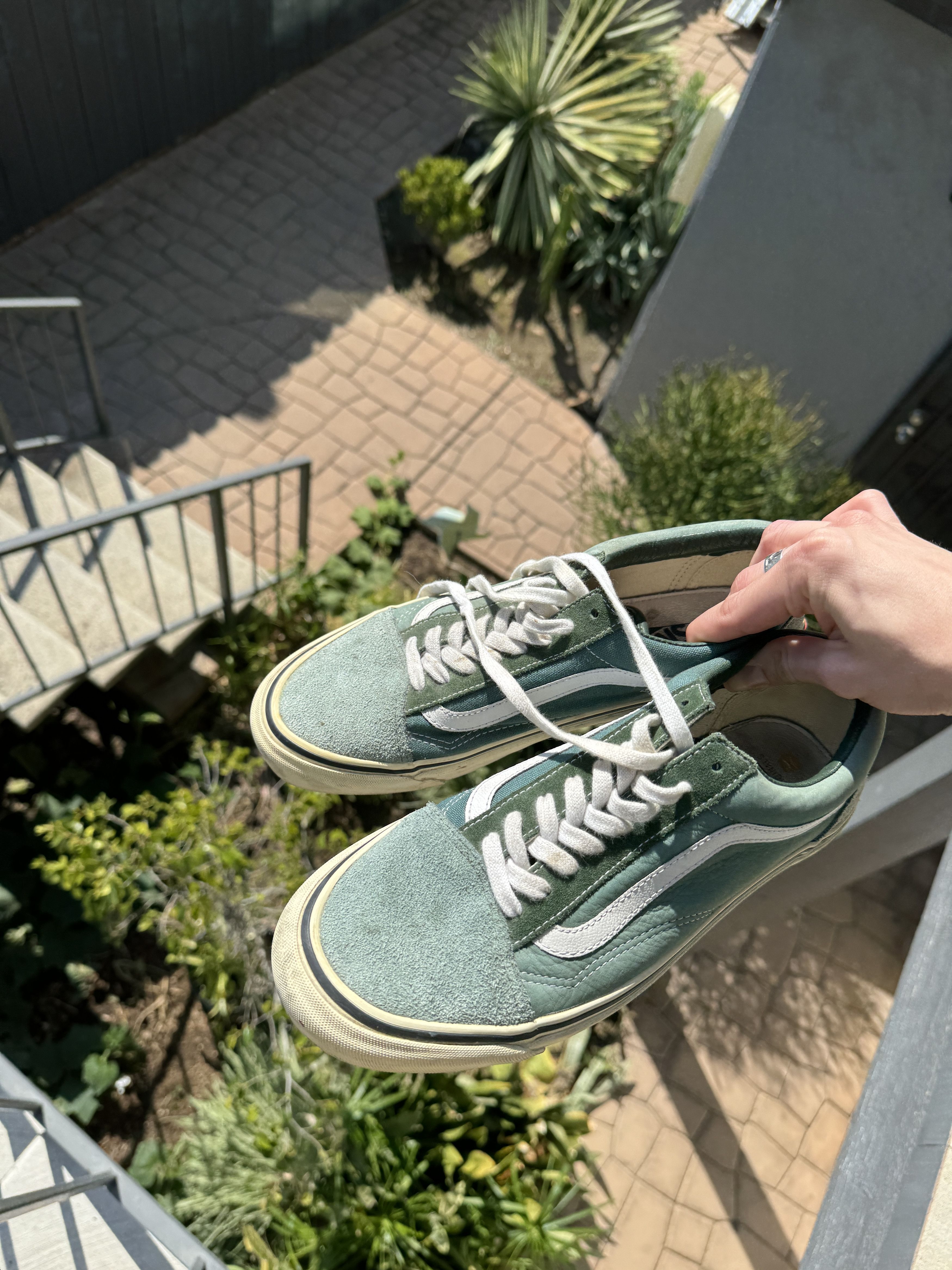 Gym Standard Vans Gym Standard x Old Skool LX Trekking Green Vans Grailed