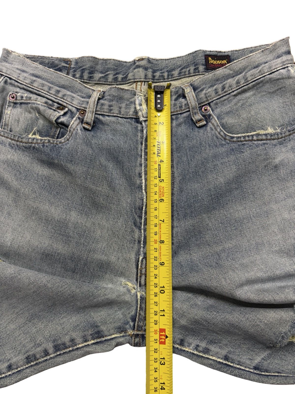 Japanese Brand Vintage 90s Bobson Lot 512 Denim Jeans Made in Japan | W34 Size US 34 / EU 50 - 14 Thumbnail