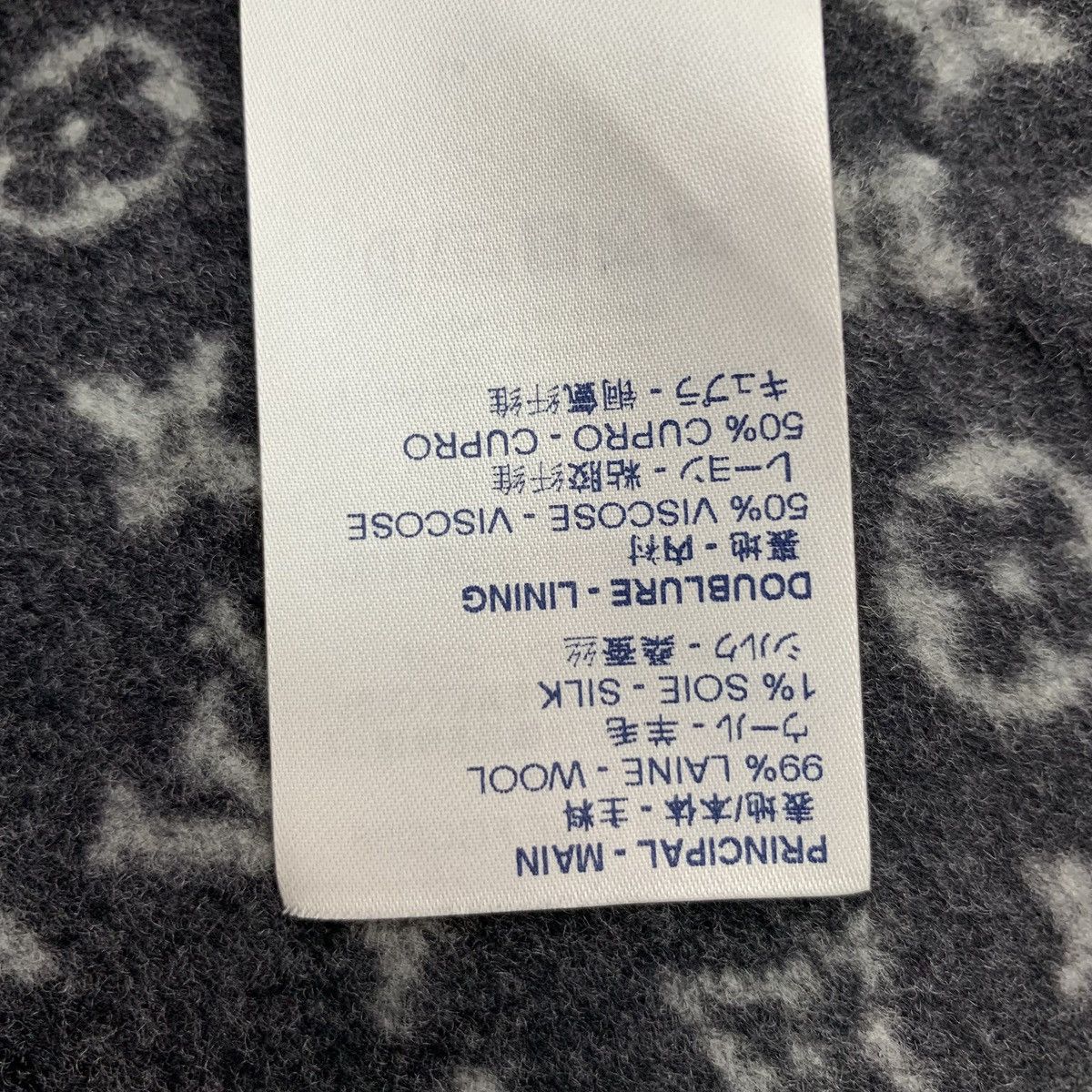 Louis Vuitton Louis Vuitton Dark Gray Logo Old Flower Full Print Coat Size S / US 4 / IT 40 - 7 Thumbnail