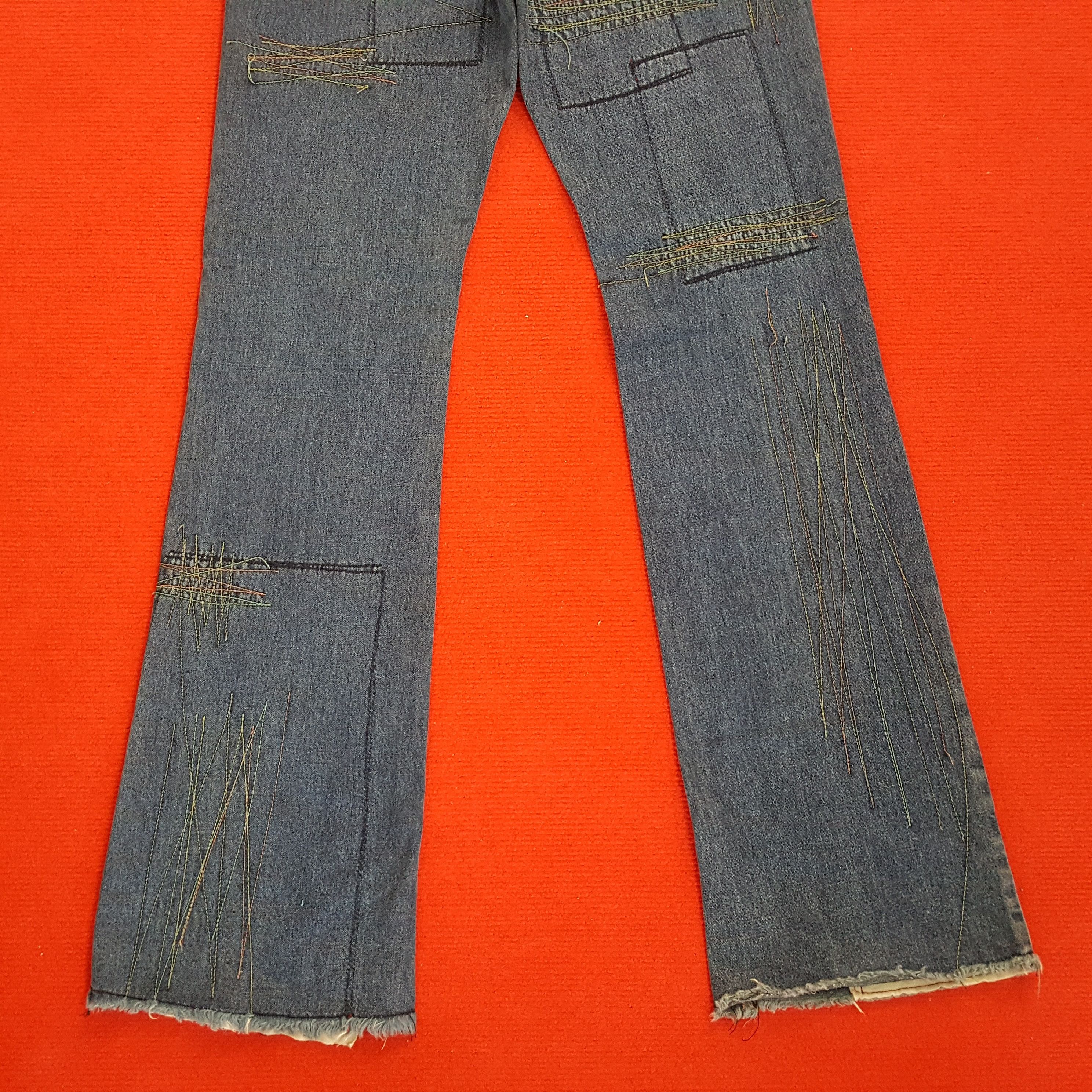 Hysteric Glamour Hysteric Glamour Kinky Jeans Rare Fashion Design Style Jeans Size US 27 - 3 Thumbnail