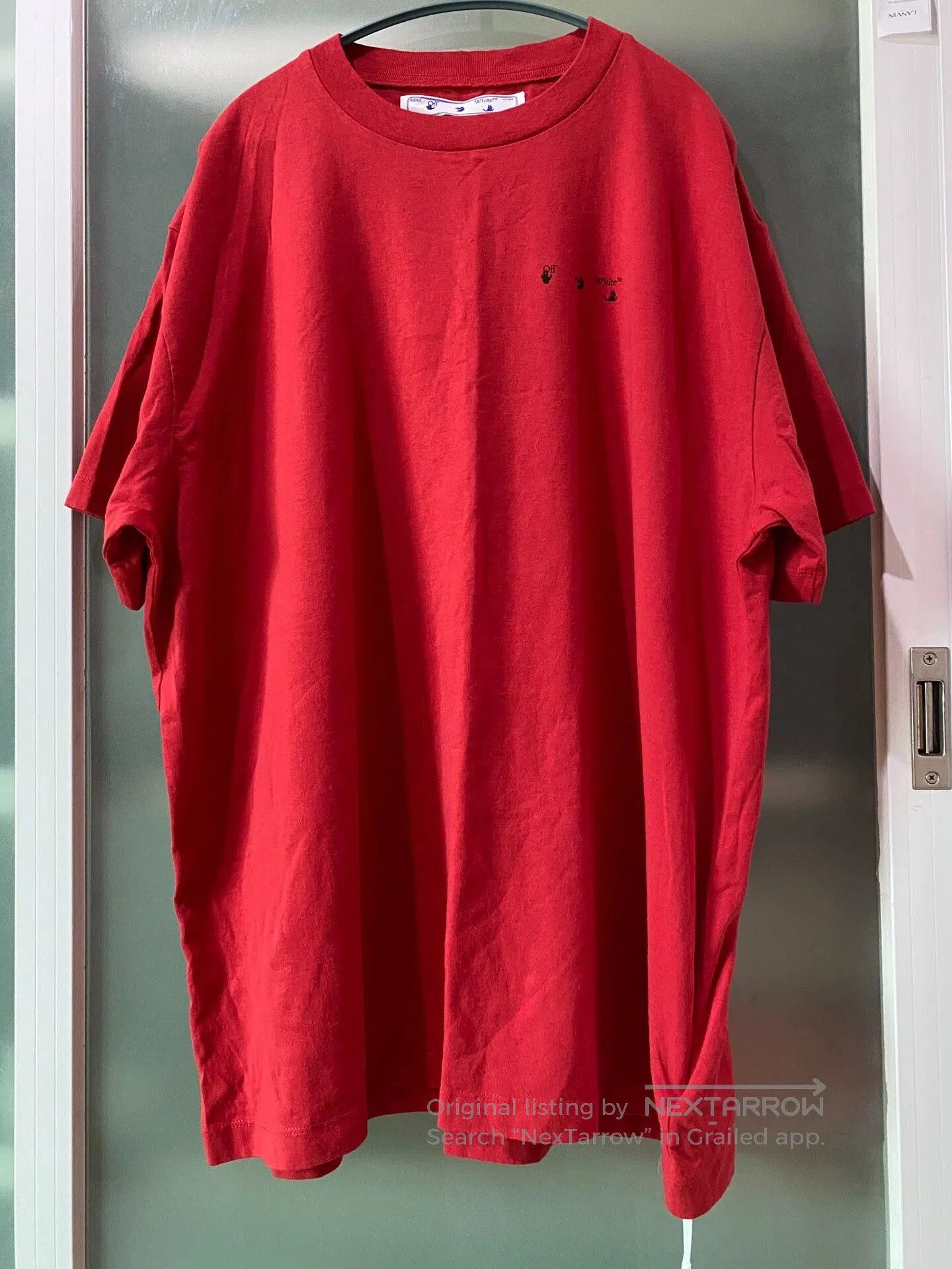 Off-White red graphic short sleeve t-shirt. Size US S / EU 44-46 / 1 - 3 Thumbnail