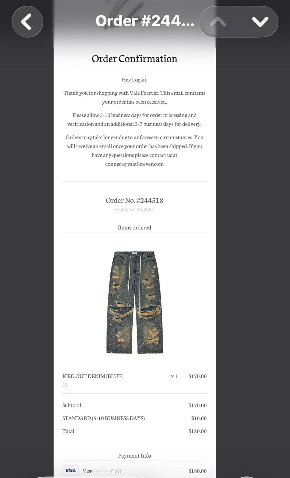 Vale VALE VVS RHINESTONE PANTS Size US 32 / EU 48 - 11 Thumbnail