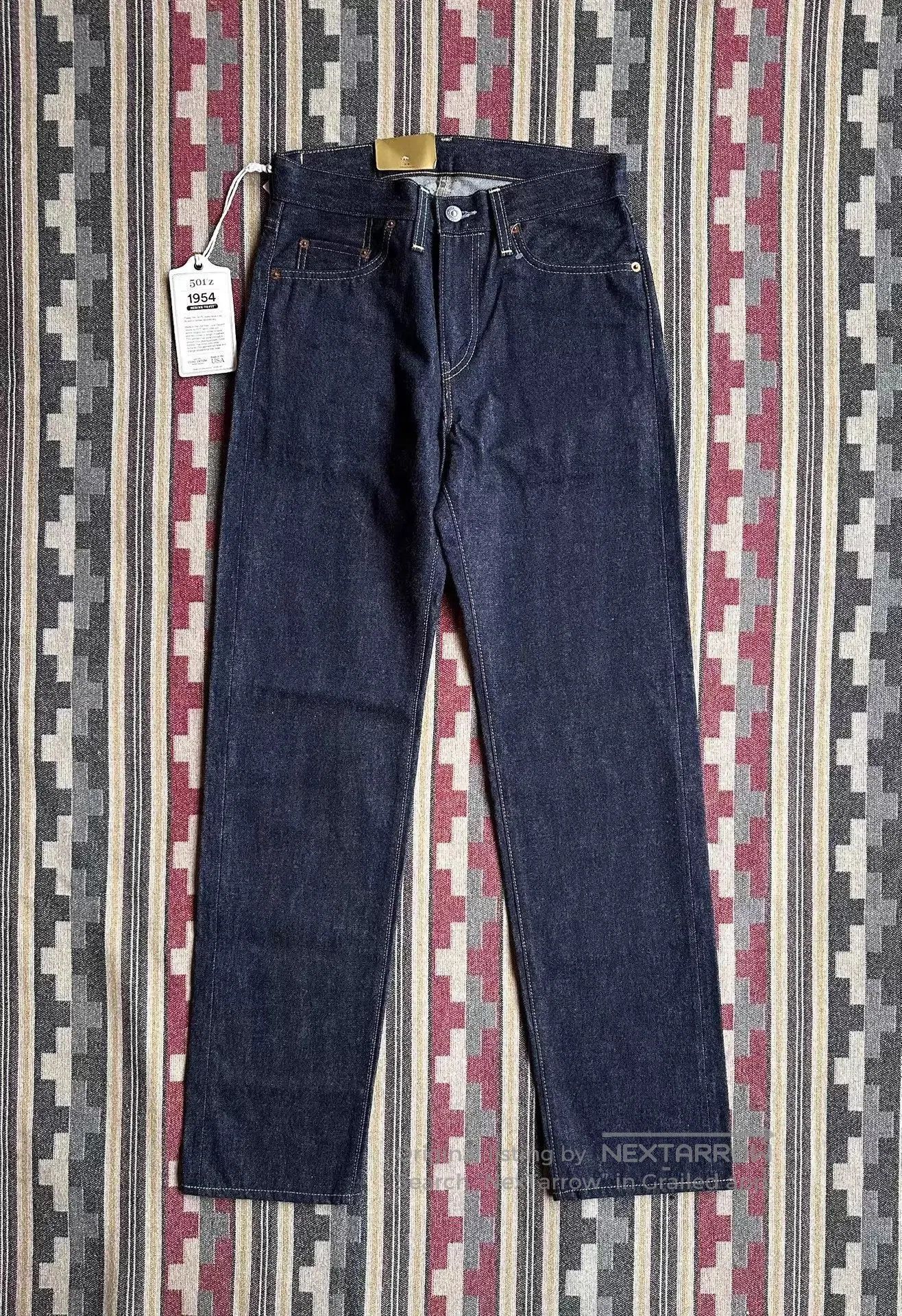 Levi's Blue Denim Straight-Leg Jeans. Size US 30 / EU 46 - 1 Thumbnail