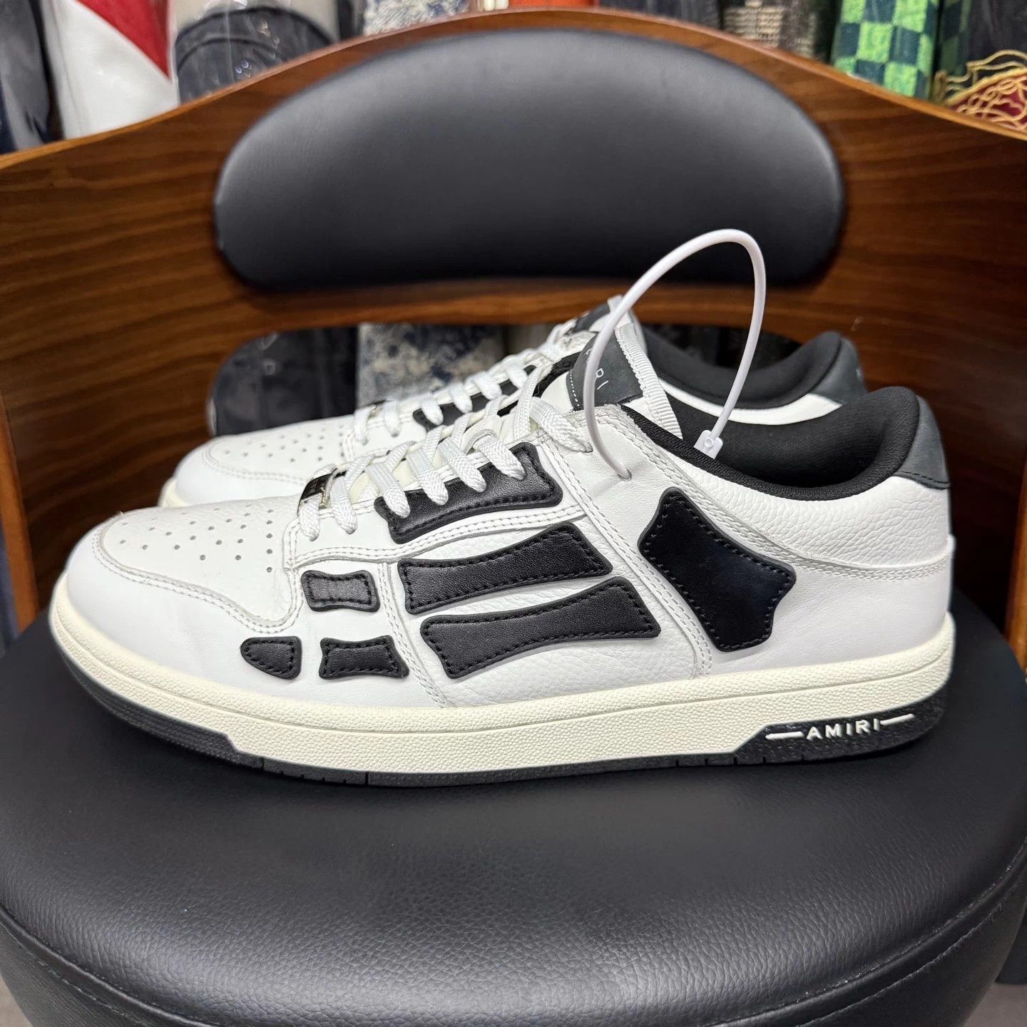 Amiri AMIRI Bone White Black 43 Mint 2 Wears Size US 10 / EU 43 - 6 Thumbnail
