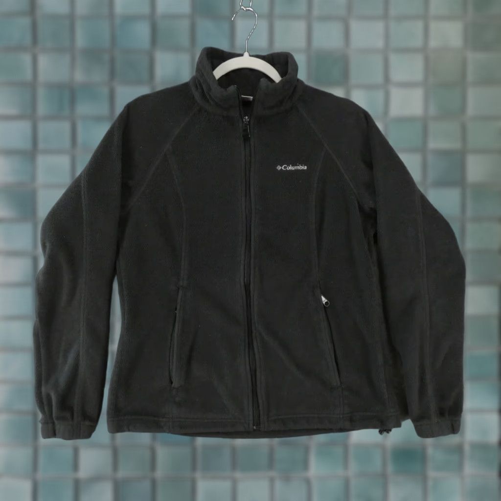 Logo 7 Columbia Jacket Womens Gray Zip Up Fleece Pockets Logo Medium Redefined for Search Size M / US 6-8 / IT 42-44 - 1 Thumbnail