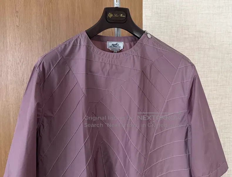 Hermes Hermes size 40 Men's exclusive short-sleeved shirt for spri Size US XXS / EU 40 - 2 Thumbnail