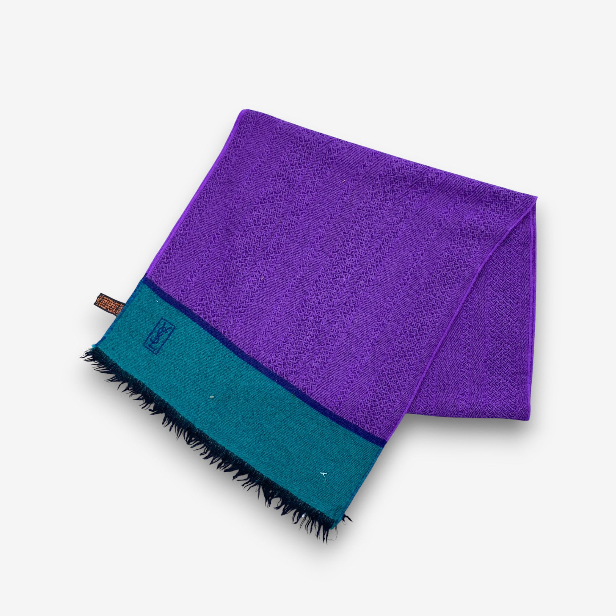 Yves Saint Laurent Vintage Yves Saint Laurent Scarf Muffler YSL Wool Scarves Size ONE SIZE - 4 Thumbnail