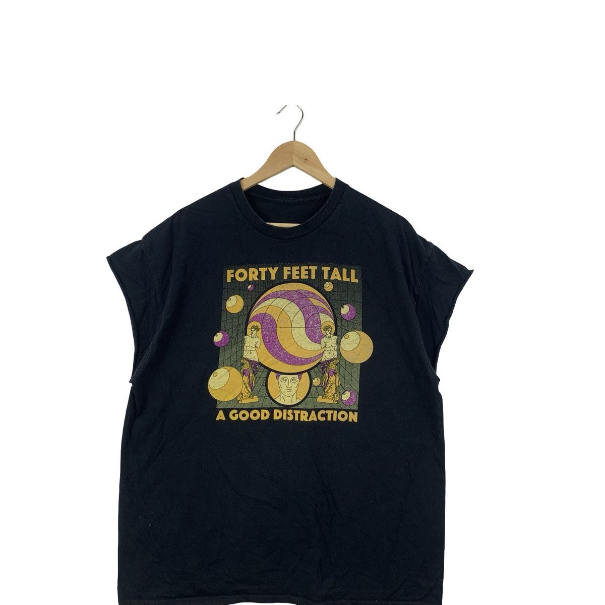 Band Tees FORTY FEET TALL Album A Good Distraction Indie Rock Band Size US L / EU 52-54 / 3 - 5 Thumbnail