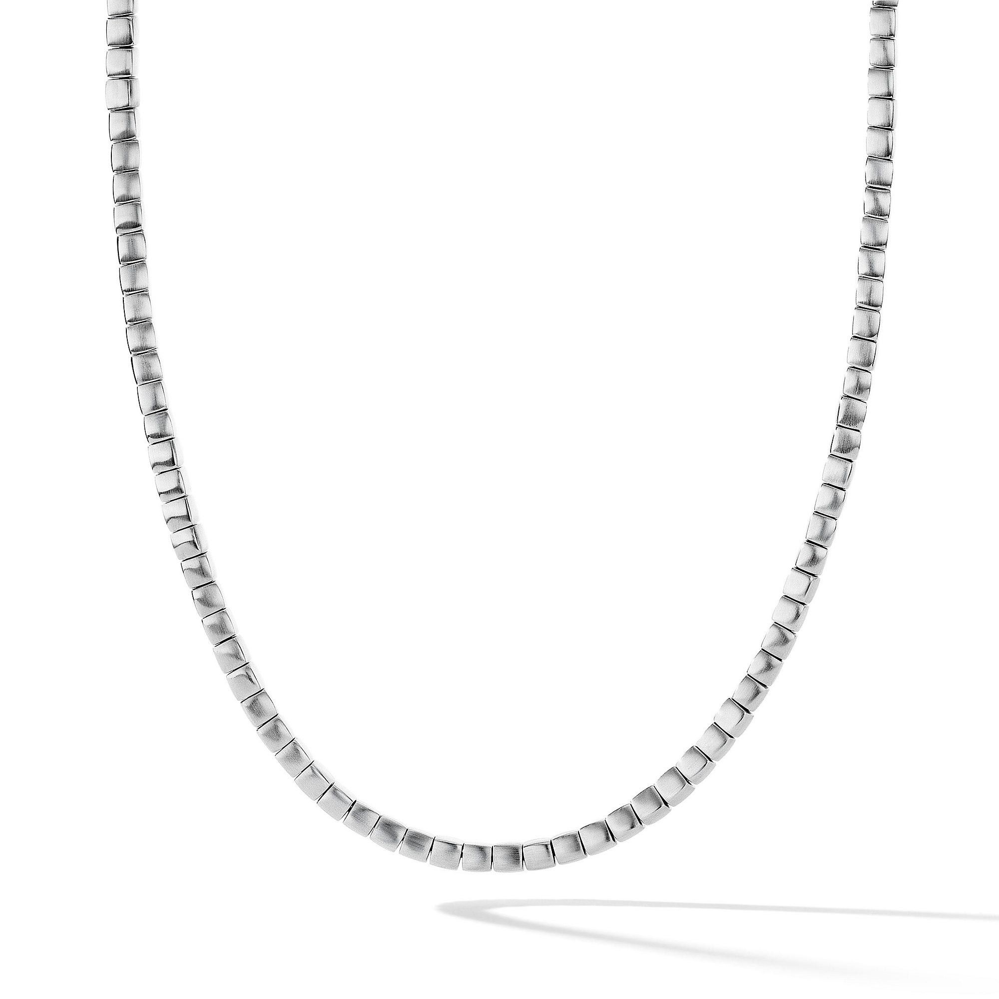 David Yurman o1s1wg111025 N25678M Size:6/Cushion Necklace in Silver Size ONE SIZE - 1 Thumbnail