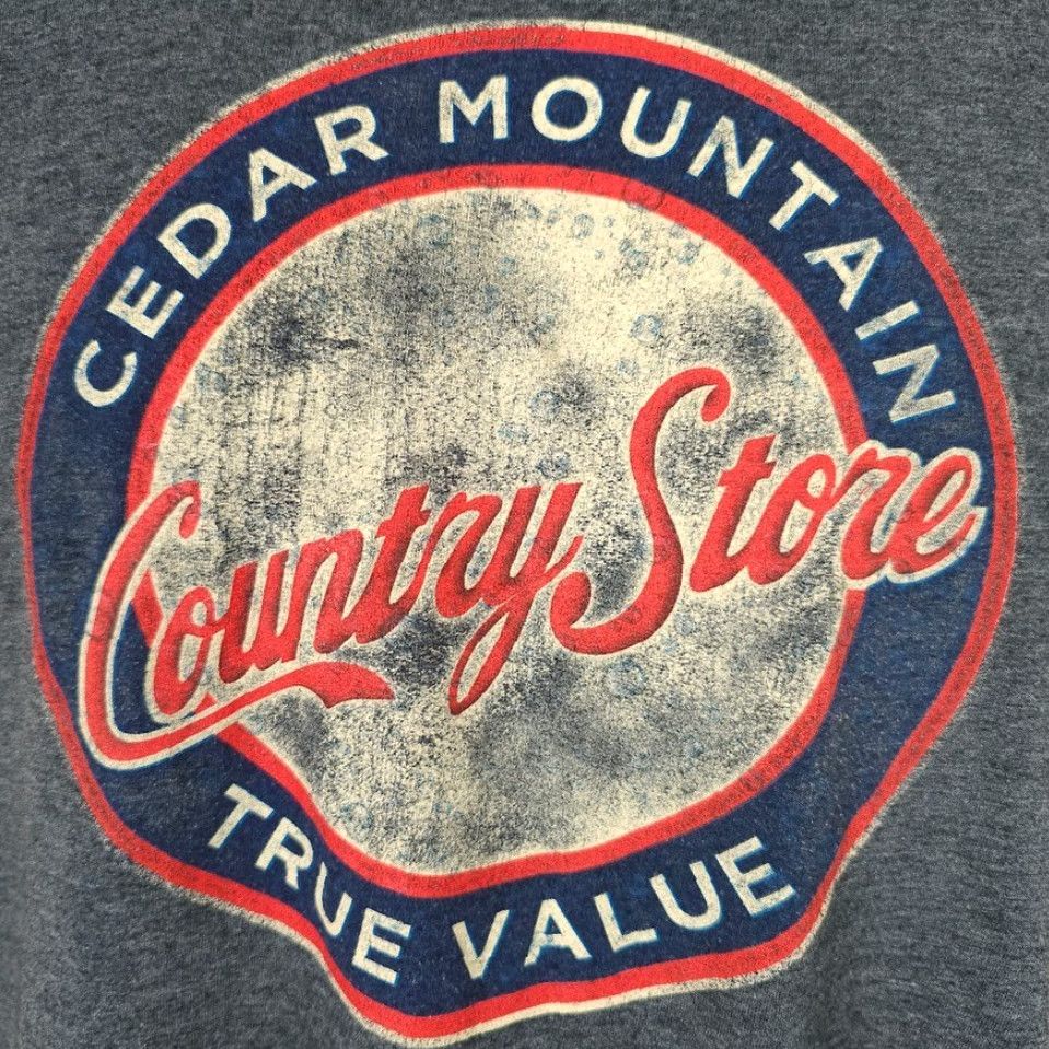 Gildan Cedar Mountain Country Store T Shirt Mens Size Medium Gray Duck Creek Utah Gildan Cotton Blend Short Sleeve Crew Neck Travel Souvenir 2010-2019 Size US M / EU 48-50 / 2 - 3 Thumbnail