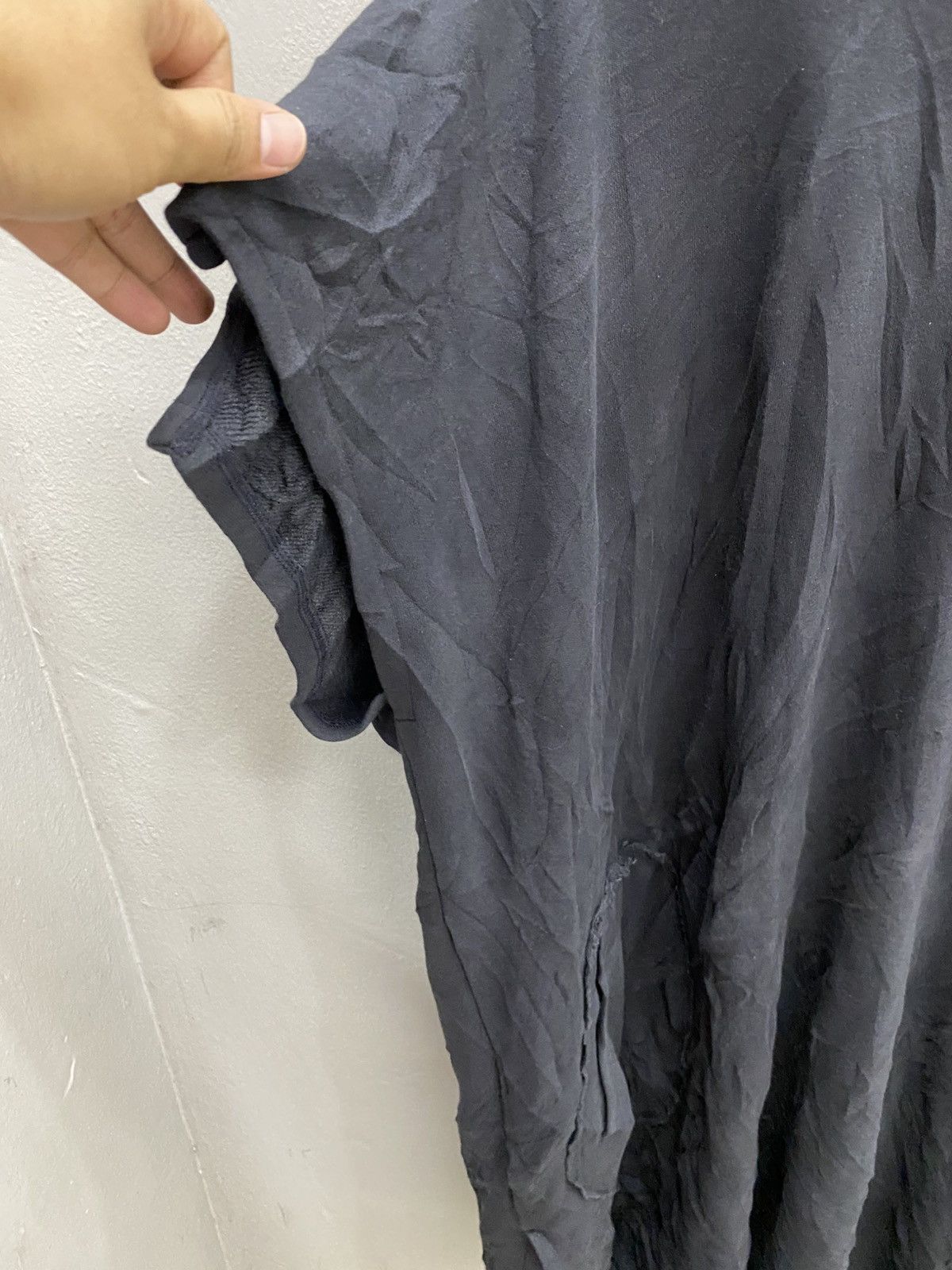 Yohji Yamamoto Y’s Yohji Yamamoto Hooded Tunic Poncho / Washed Black Size US M / EU 48-50 / 2 - 5 Thumbnail