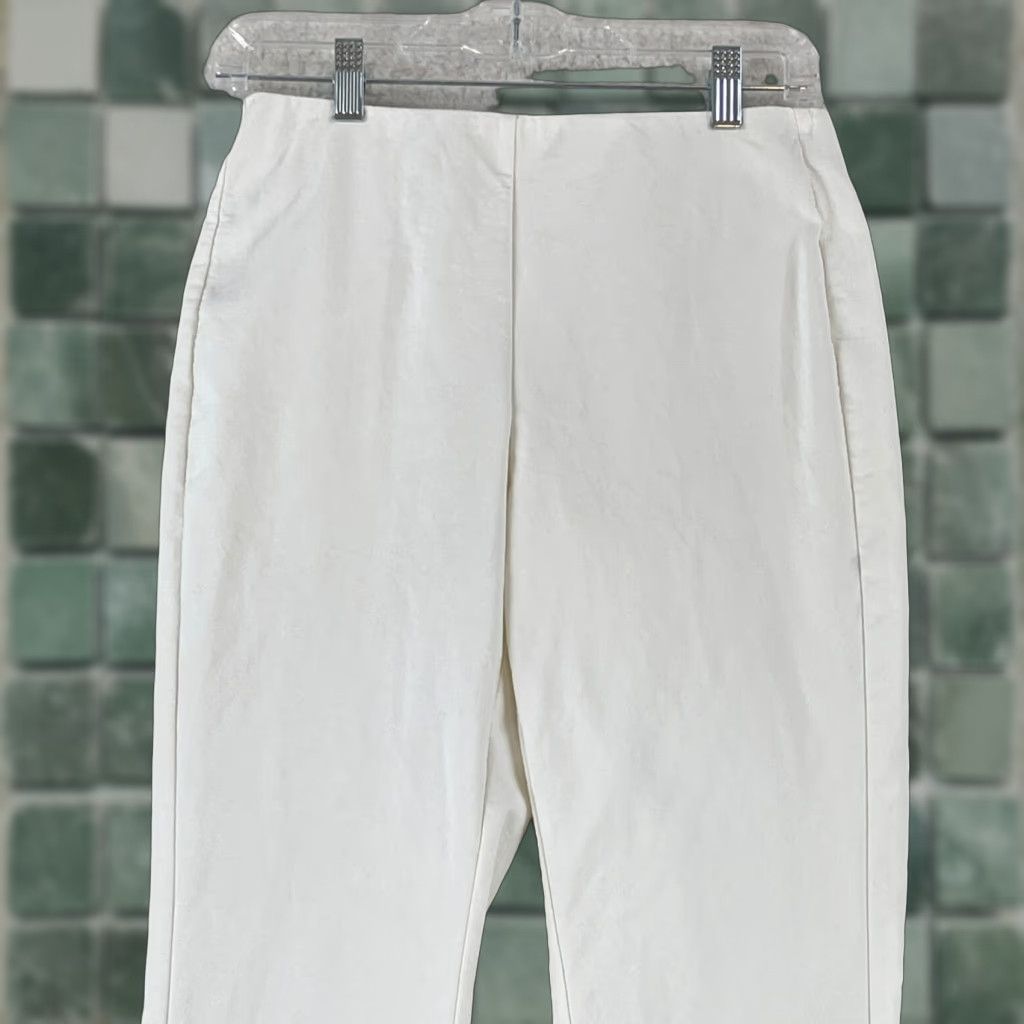 Rag & Bone rag & bone White Crop Ankle Length Pants Womens Size 6 Mid-Rise Casual Pants USA Made Size 28" / US 6 / IT 42 - 1 Thumbnail