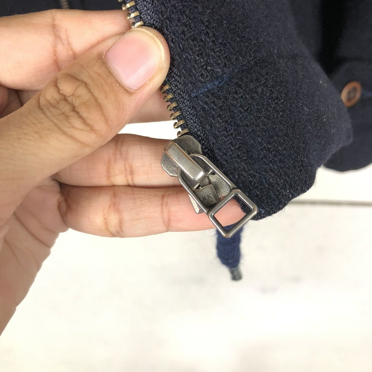 Japanese Brand 📌VINTAGE WOOL BIKER JACKET AUGMENT JAPAN ISSEY MIYAKE Size US S / EU 44-46 / 1 - 17 Thumbnail