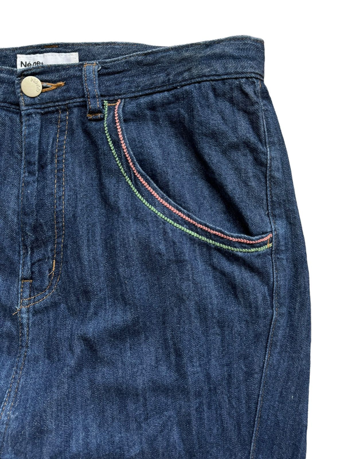 Issey Miyake × Japanese Brand × Ne-Net Vintage Issey Miyake Ne-Net Baggy Crotch Shorts Pants Size US 31 - 4 Thumbnail