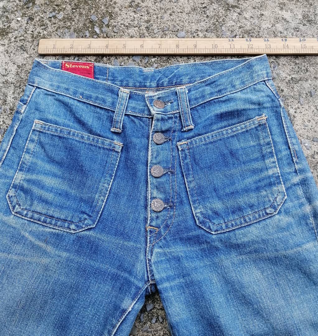 Japanese Brand × Vintage Vintage Stevens Made In Japan Bootcut Denim Jeans Size 25" / US 0 / IT 36 - 2 Thumbnail