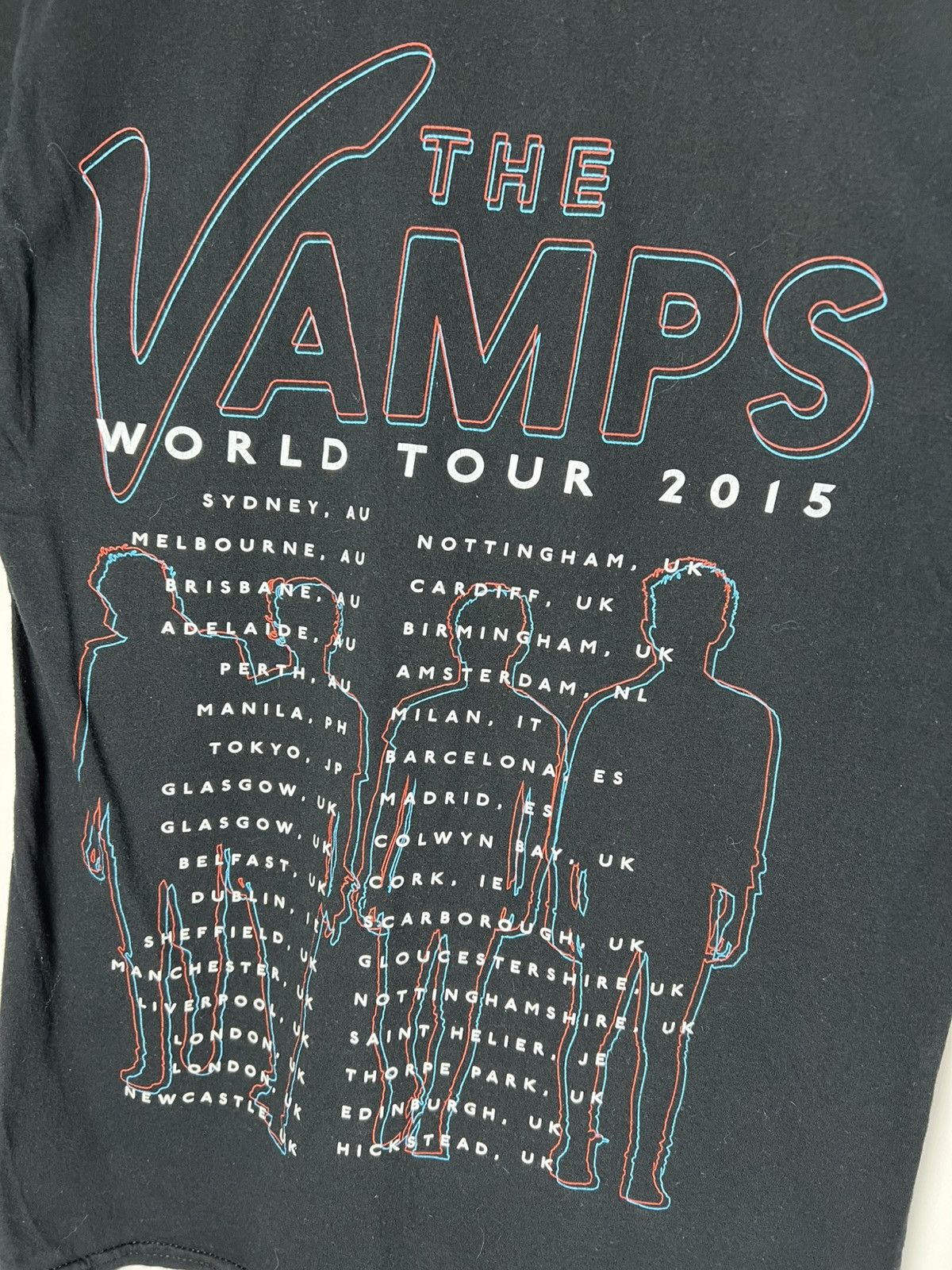 Band Tees Vintage band music y2k The Vamps Tour t-shirt Size US S / EU 44-46 / 1 - 5 Thumbnail
