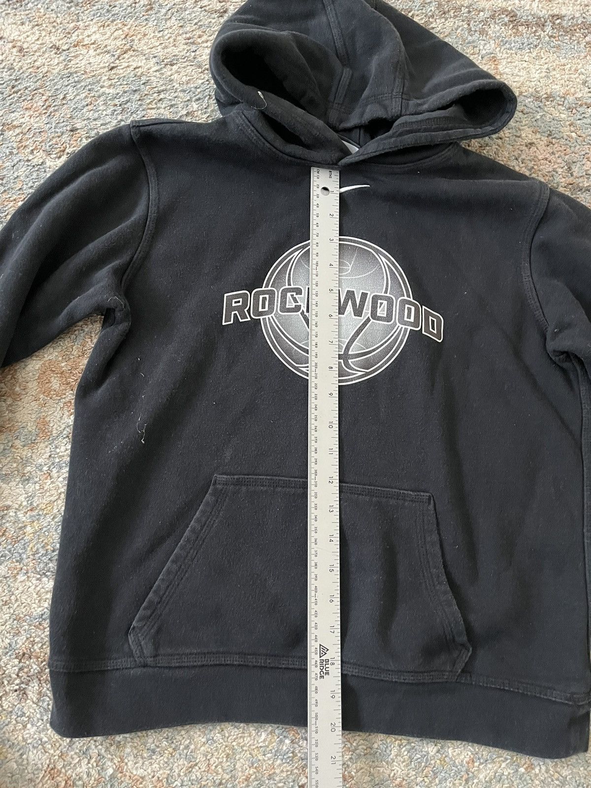 Nike × Vintage VTG 90s Nike Small Swoosh Hoodie Size US XS / EU 42 / 0 - 5 Thumbnail