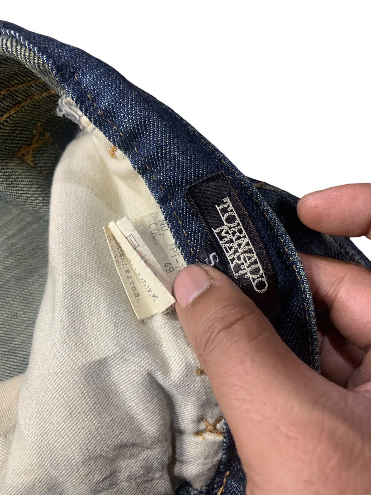 Tornado Mart Tornado Mart 6 pocket mud wash flare denim jeans Size US 30 / EU 46 - 12 Thumbnail
