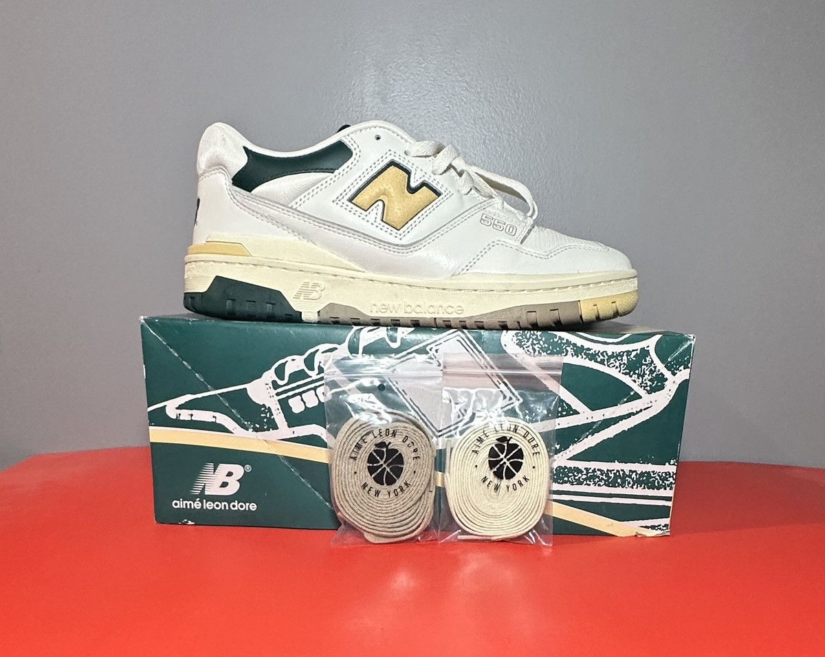 Size New Balance Aimé Leon Dore x 550 Green Yellow