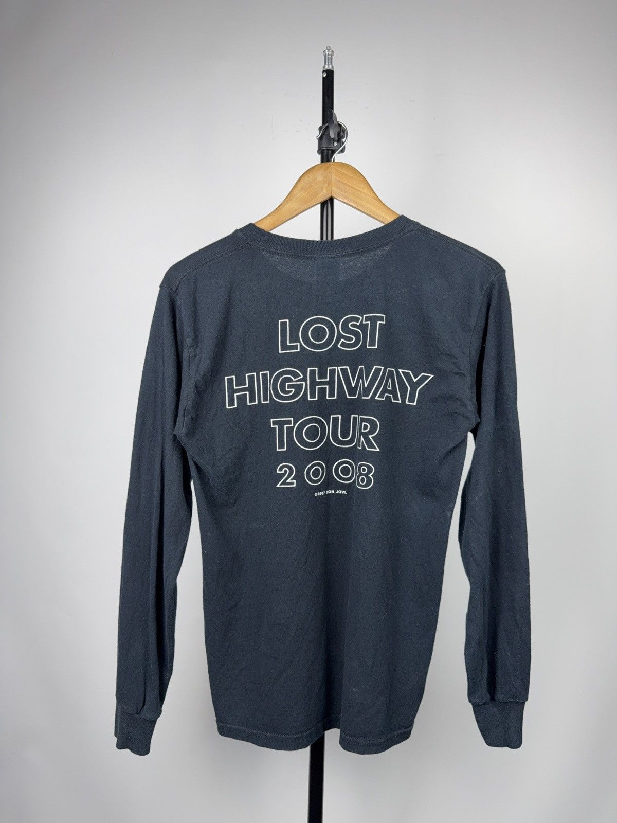 Bon Jovi Vintage 00s Bon Jovi Lost Highway Tour 2008 Long Sleeve S Size US S / EU 44-46 / 1 - 12 Thumbnail