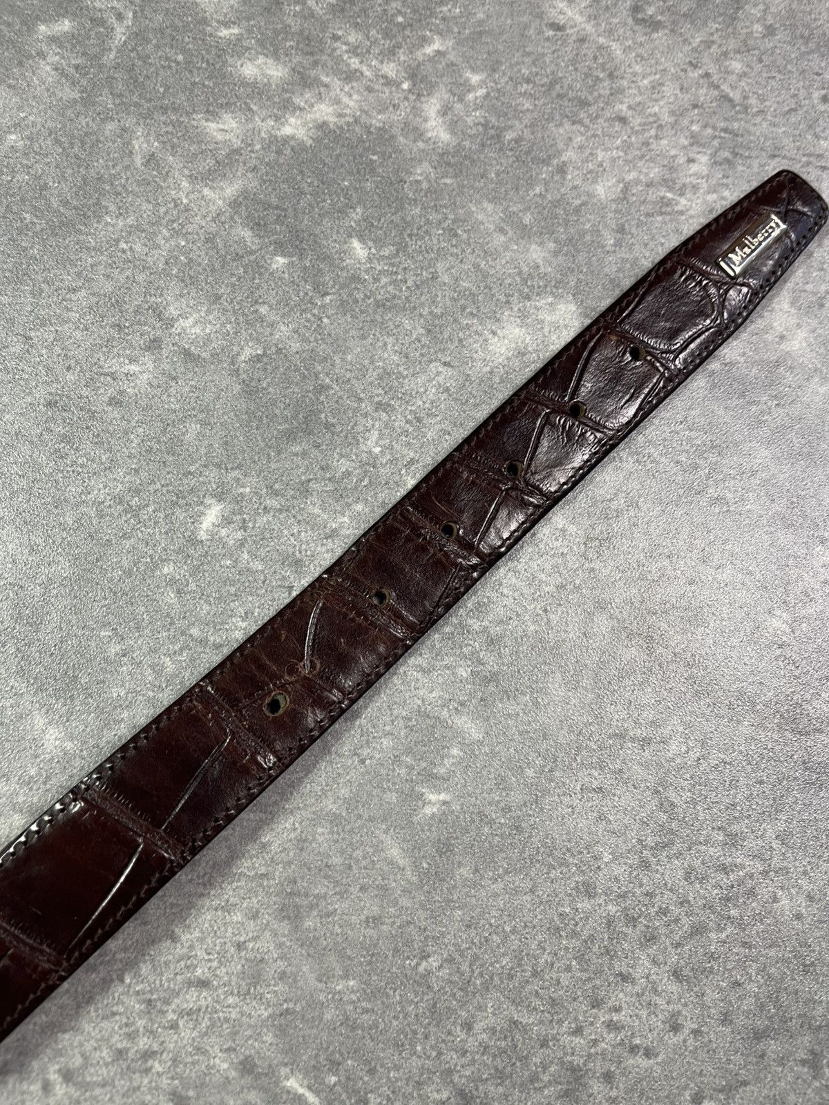Mulberry MULBERRY Brown Leather Belt 90 / 36 Size 36 - 8 Thumbnail