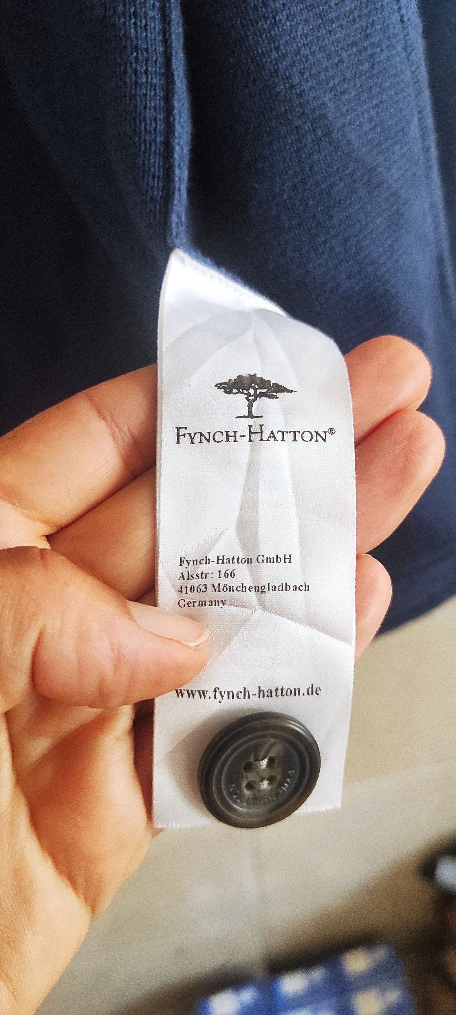 Other Fynch-Hatton Knit Buttons Blazer Like Vest in color Navy Size US L / EU 52-54 / 3 - 9 Thumbnail