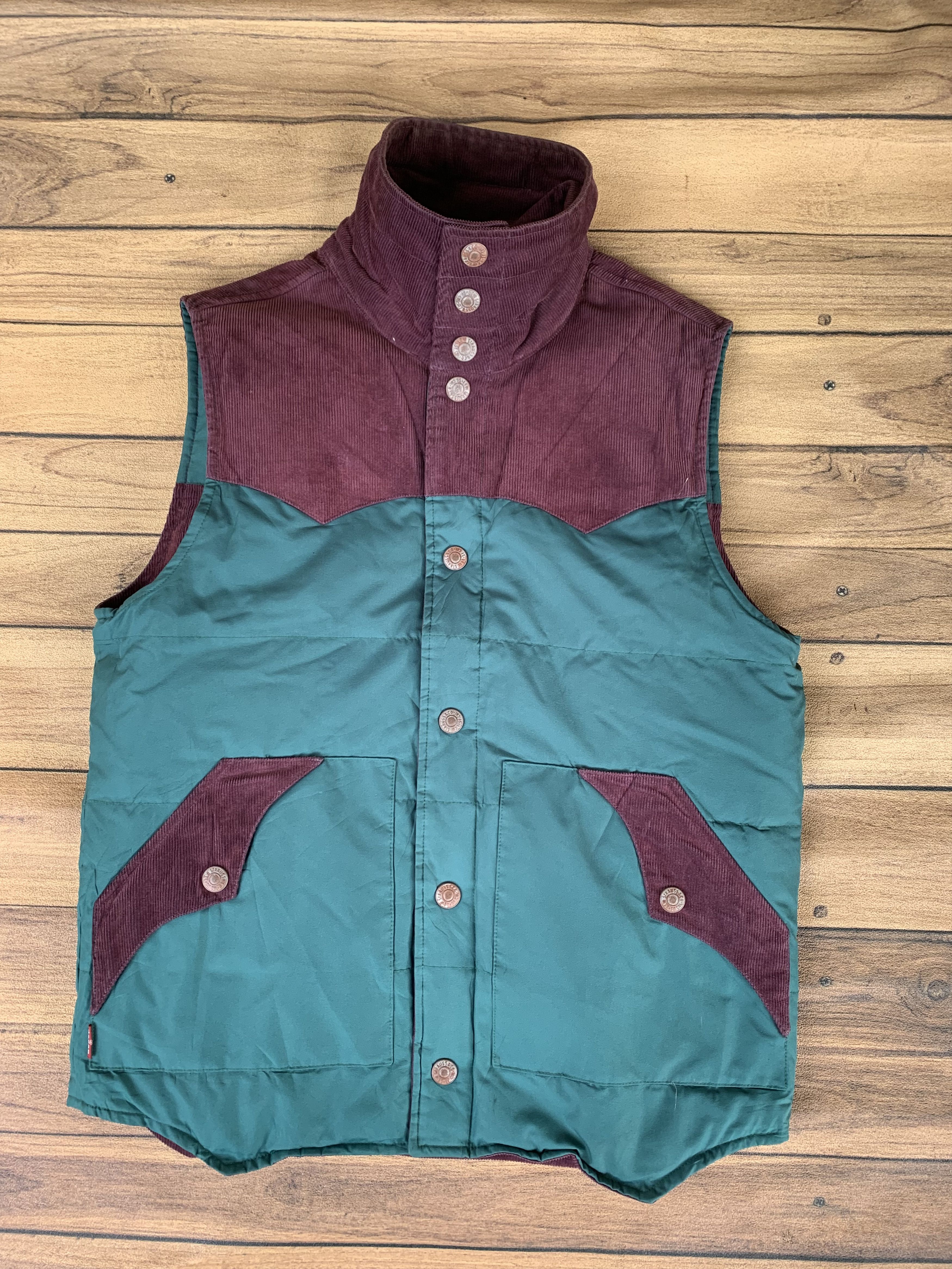 Levi's Vintage Levis vest reversible corduroy parachute puffer Size US M / EU 48-50 / 2 - 6 Thumbnail