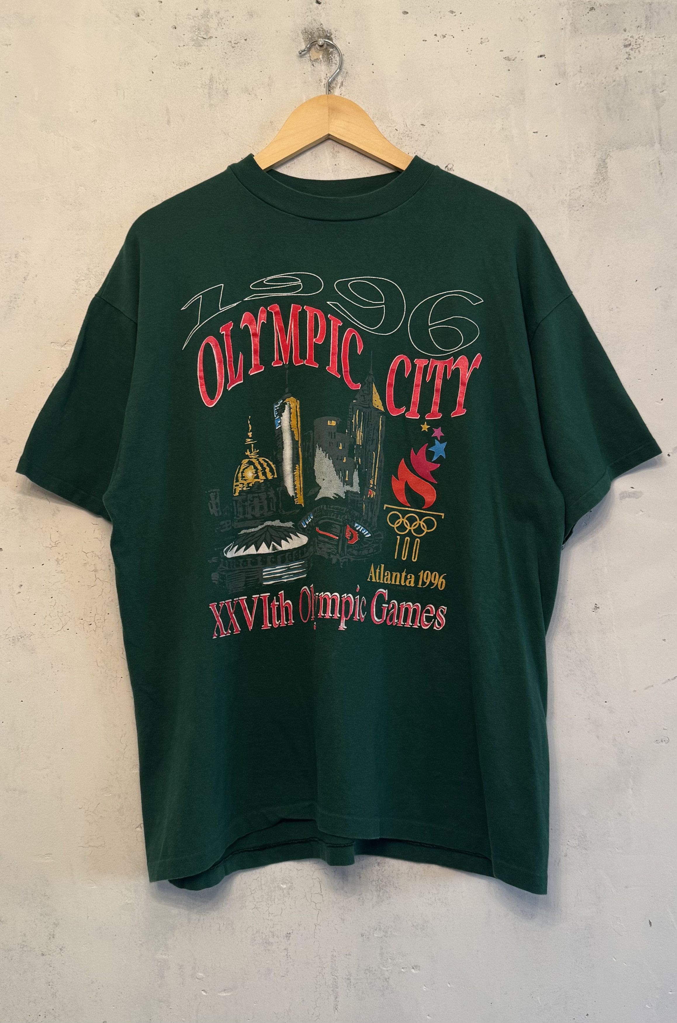 USA Olympics Vintage 1996 Atlanta USA Olympic Games T-shirt Size US XL / EU 56 / 4 - 1 Thumbnail