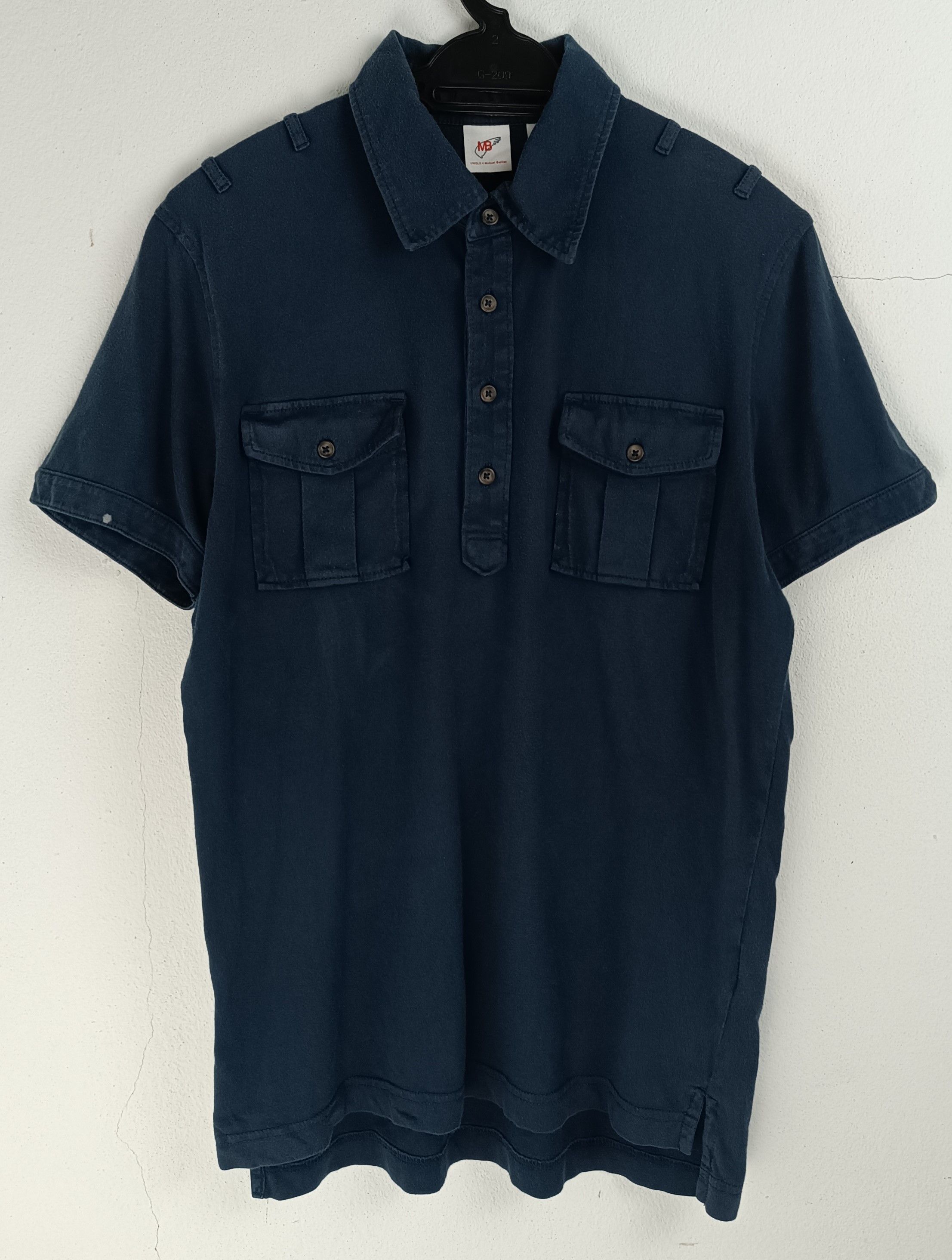 Michael Bastian VINTAGE MICHAEL BASTIAN X UNIQLO MENS FADED COLLAR TEE Size US M / EU 48-50 / 2 - 3 Thumbnail