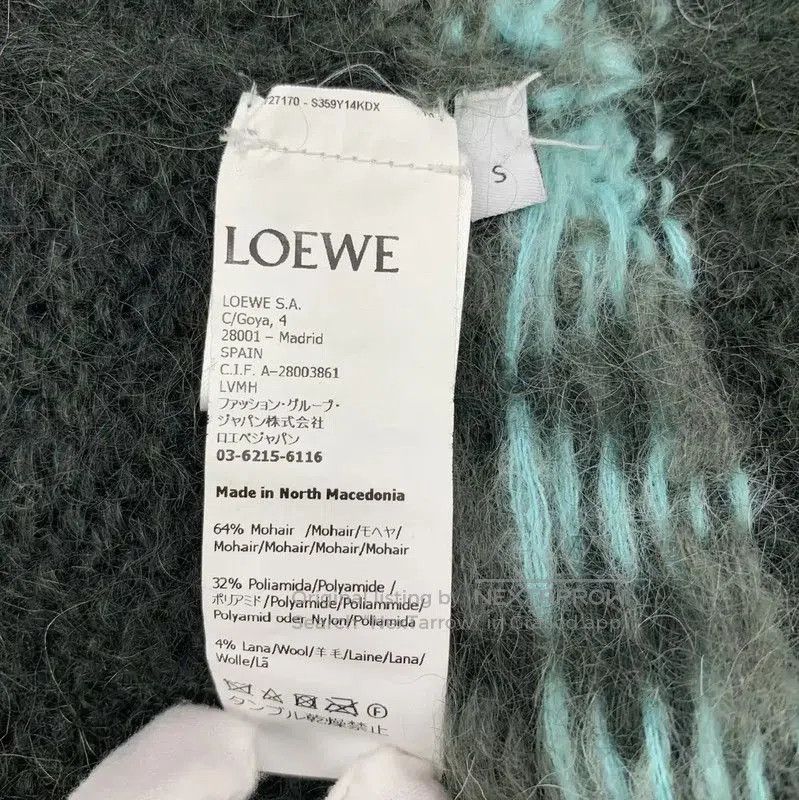 Loewe Loewe Green Mohair Knit Sweater . Size S / US 4 / IT 40 - 6 Thumbnail