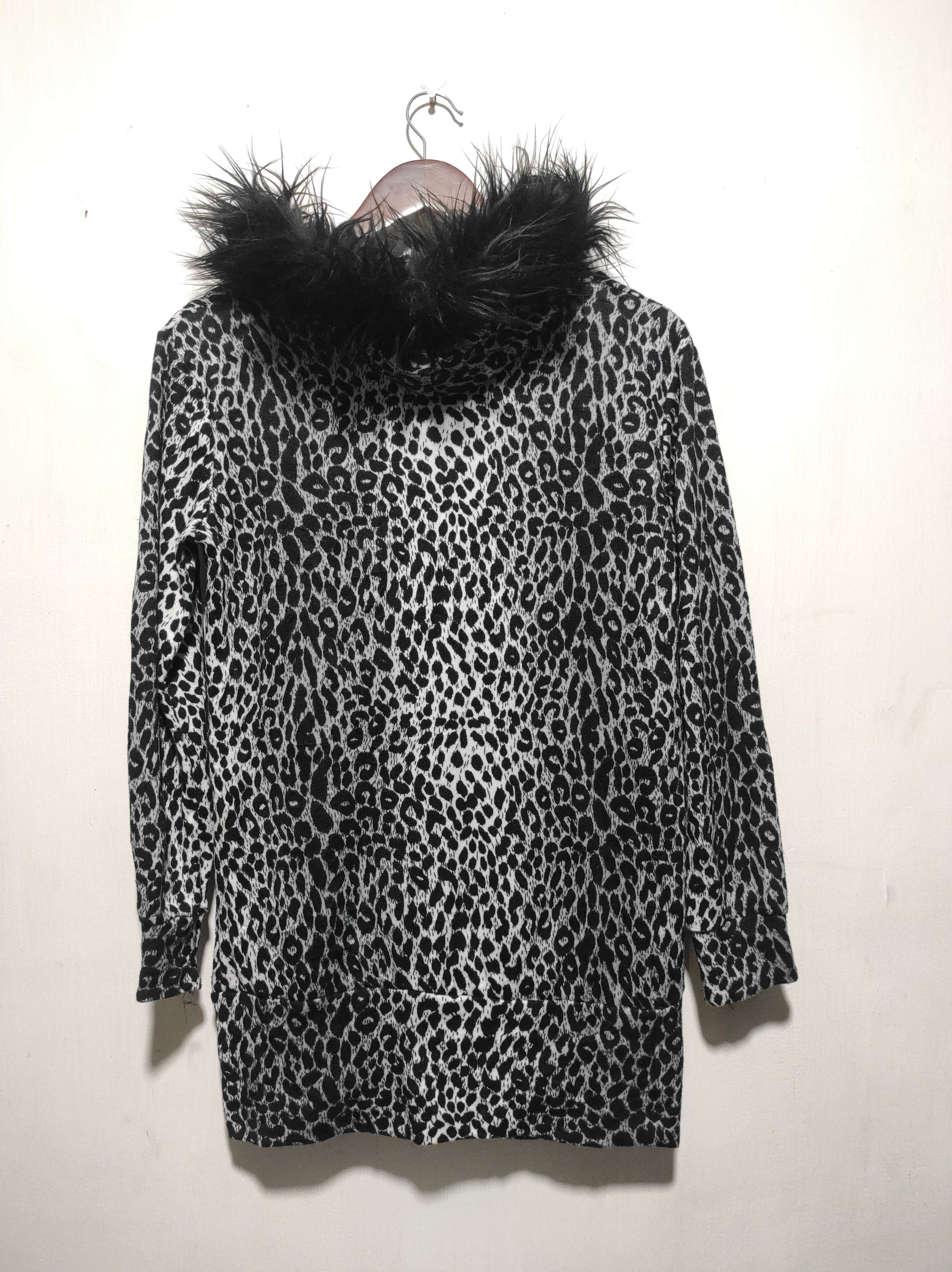 Hysteric Glamour Leopard Unbrand Zip Fur Hoodie IfSixWasNine LGB style Size US M / EU 48-50 / 2 - 9 Thumbnail