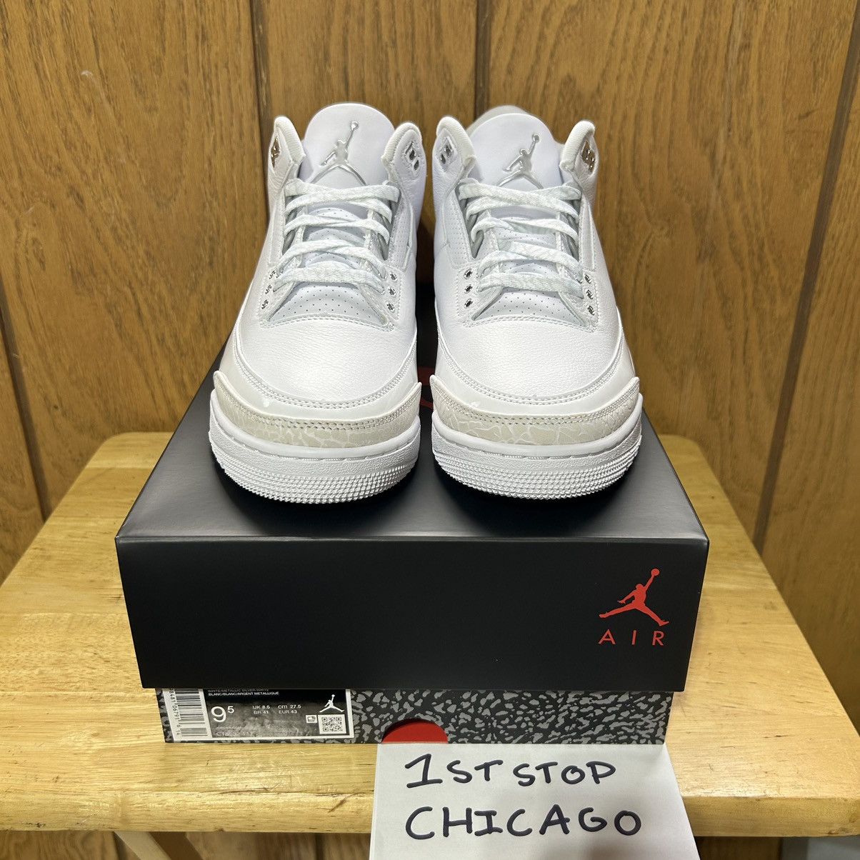 Jordan Brand Air Jordan 3 Retro Pure Money 2025 CT8532-111 Men’s 9.5 NEW Size US 9.5 / EU 42-43 - 2 Thumbnail