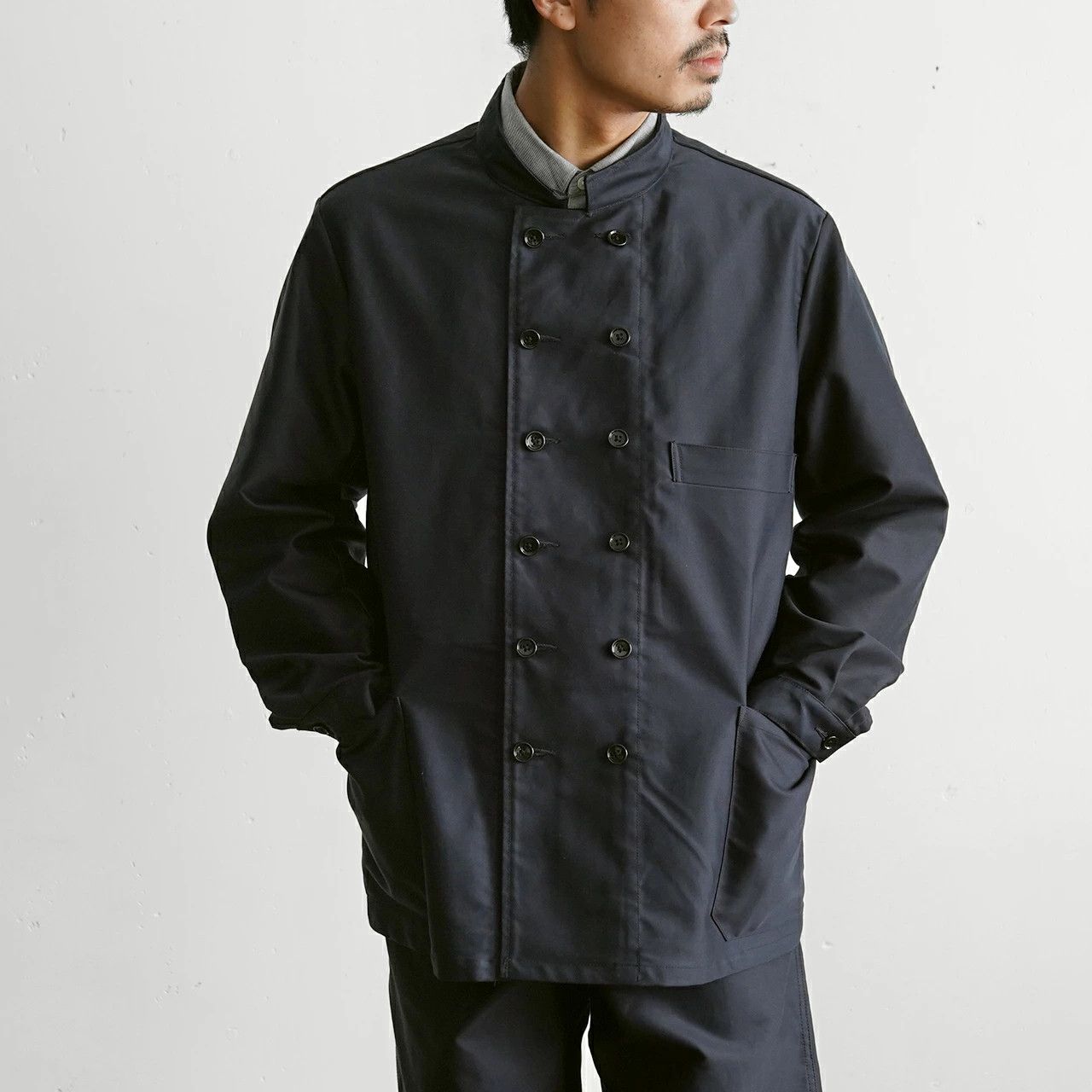Other A Vontade Moleskin Double Breasted Jacket Size US M / EU 48-50 / 2 - 2 Thumbnail