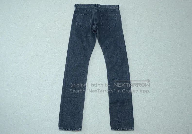 Saint Laurent Paris Saint Laurent Paris Black distressed denim pants i Size US 30 / EU 46 - 6 Thumbnail