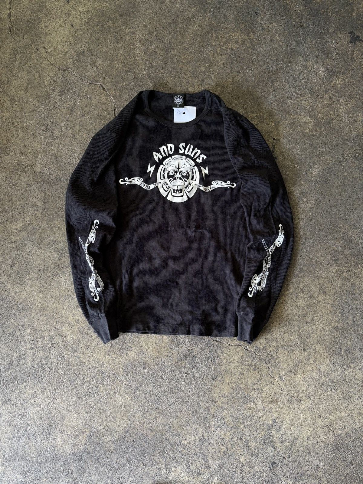 ANDSUNS And Suns Black Long-shirt Made In Japan Size US L / EU 52-54 / 3 - 1 Thumbnail