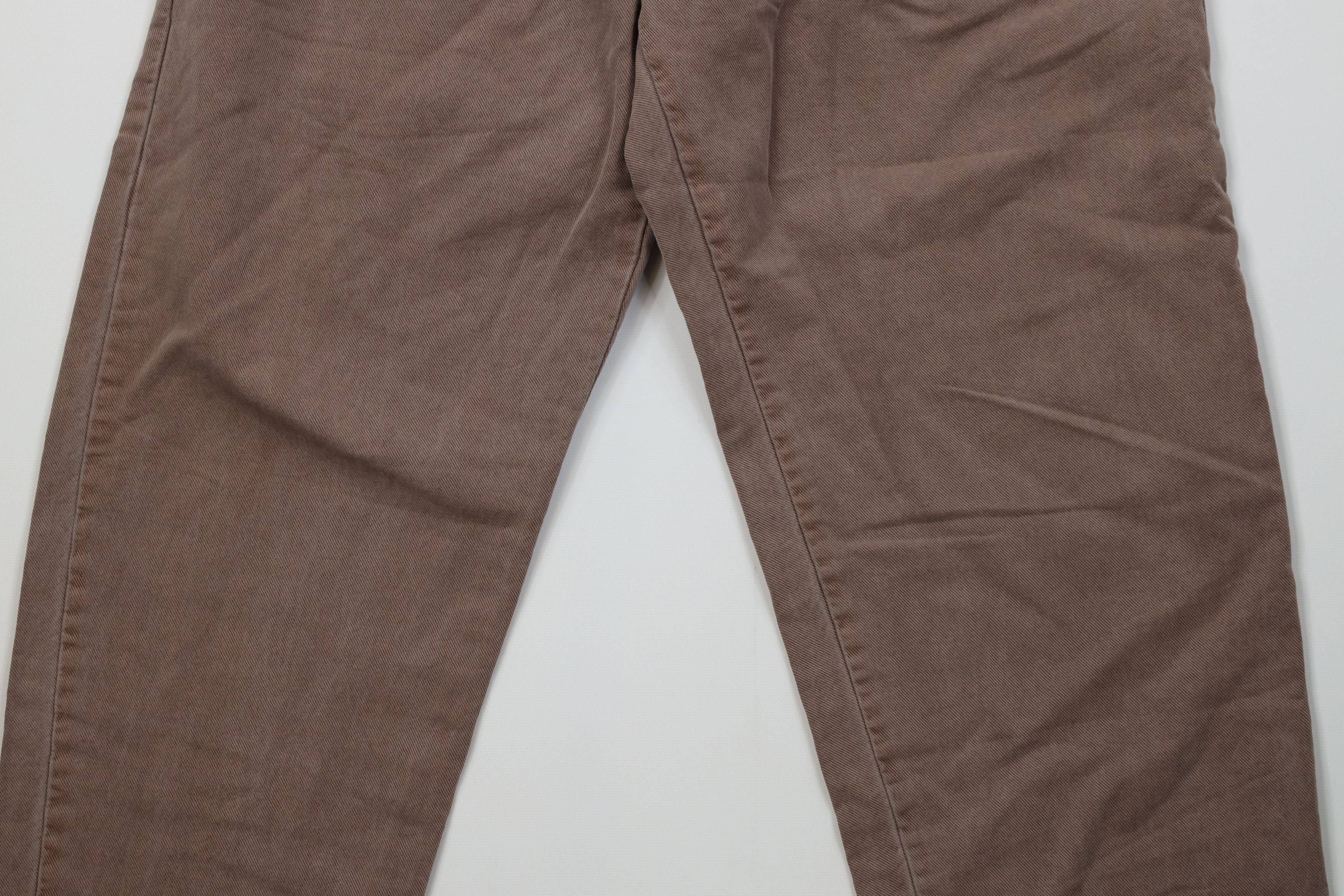 Vintage Vintage Y2K Streetwear Blank Chocolate Dyed Joggers Pants Size US 34 / EU 50 - 3 Thumbnail