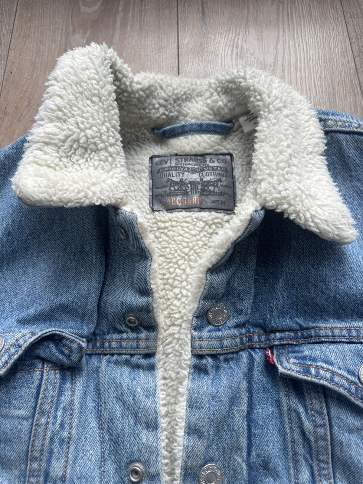 Levi's Levi’s Demin Jacket Fleece Size US M / EU 48-50 / 2 - 2 Thumbnail