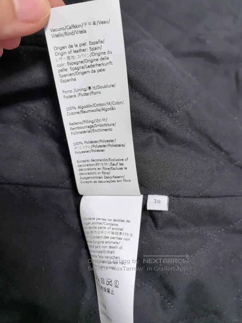 Loewe Loewe Wool leather jacket with oxidized hidden buttons on Size XS / US 0-2 / IT 36-38 - 5 Thumbnail